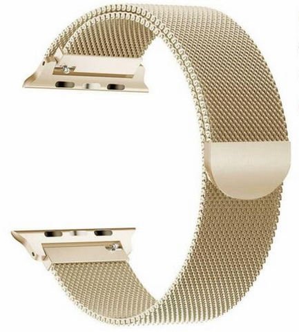 Gold Milanese Loop Apple Watch Band