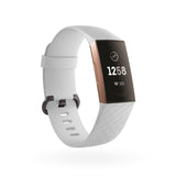 White Silicone Band for Fitbit Charge 3